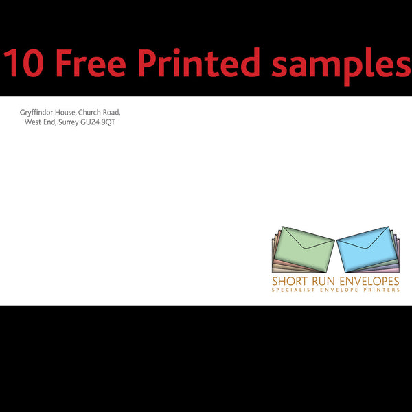 10 free samples <br> Printed to your own design